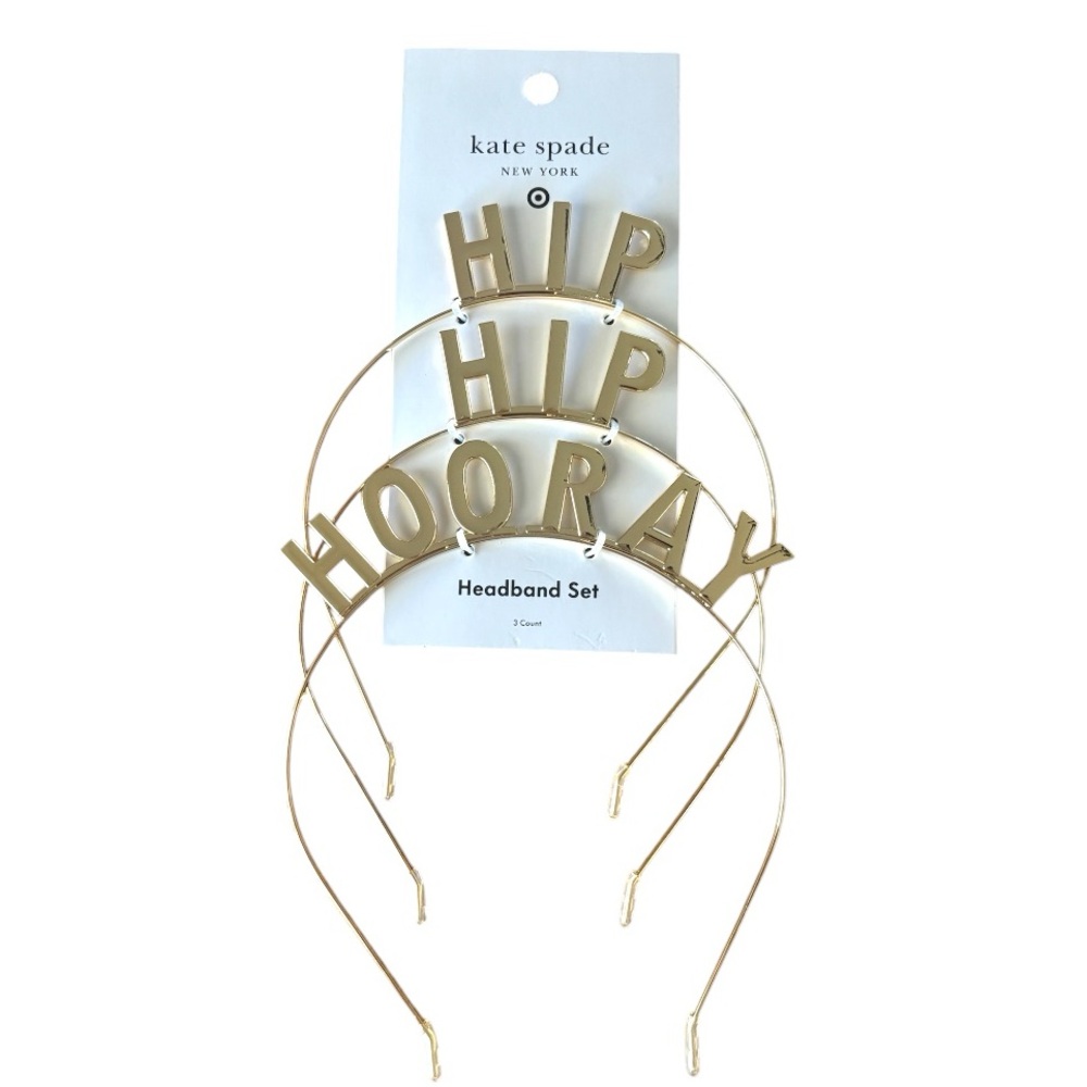 Kate Spade x Target Hip Hip Hooray Headband Set - Picture 3 of 4